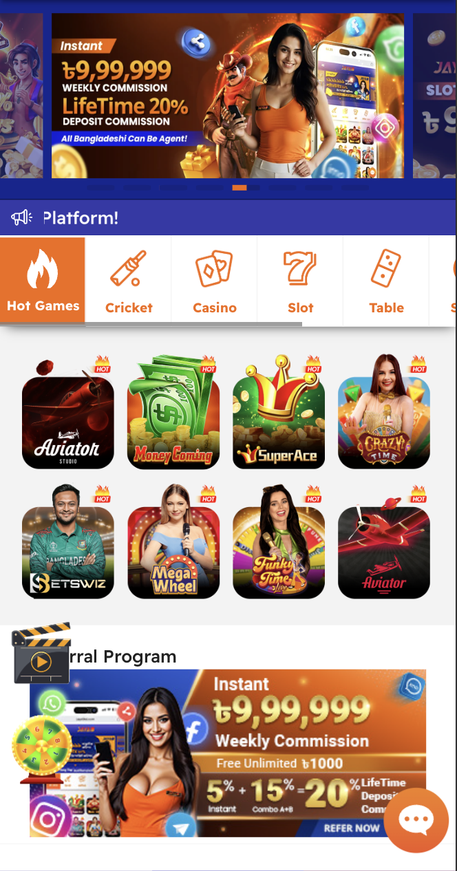 Online platform joya-9 for betting and gaming